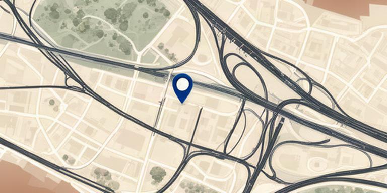 Stylised street map showing the office location near Ayer Rajah Expressway in Singapore